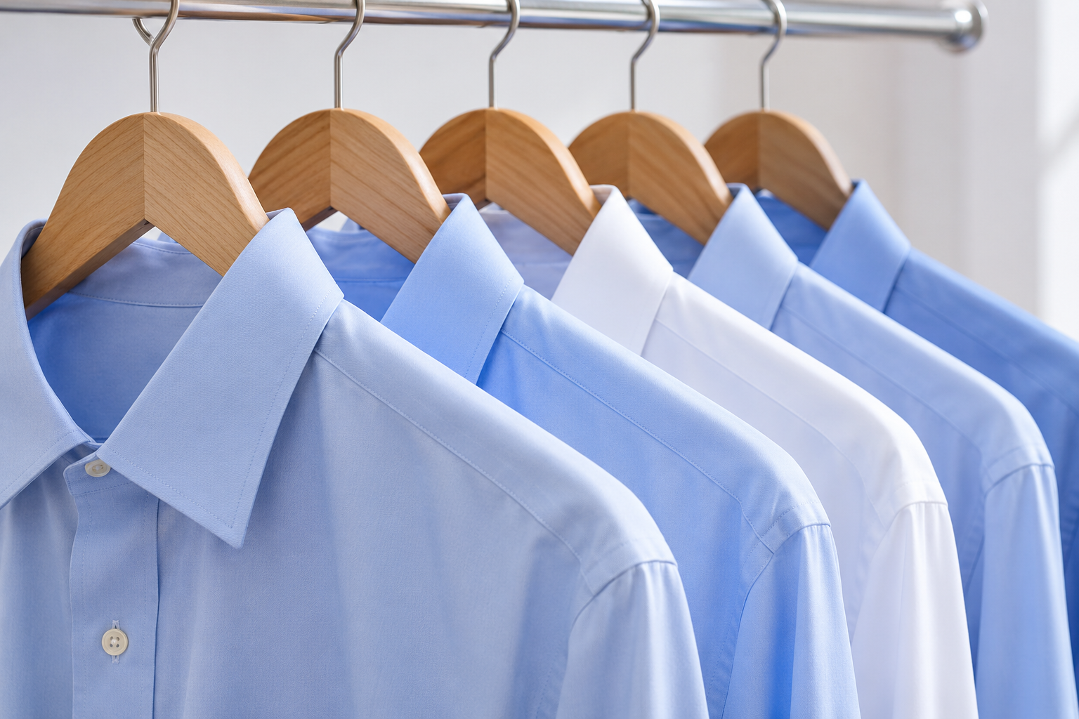 Pressed shirts